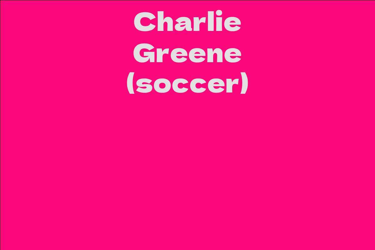 Charlie Greene (soccer)