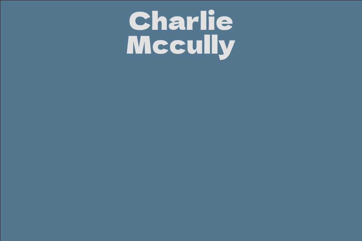 Charlie Mccully