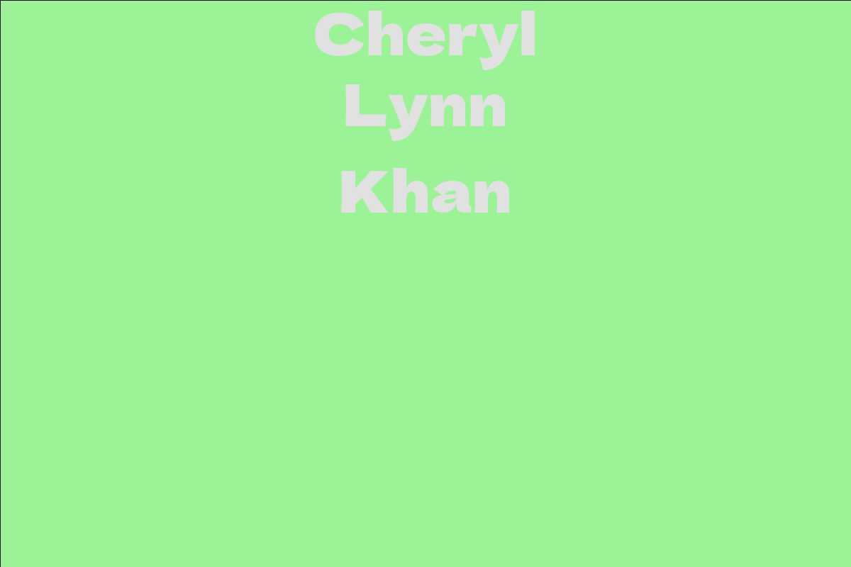 Cheryl Lynn Khan