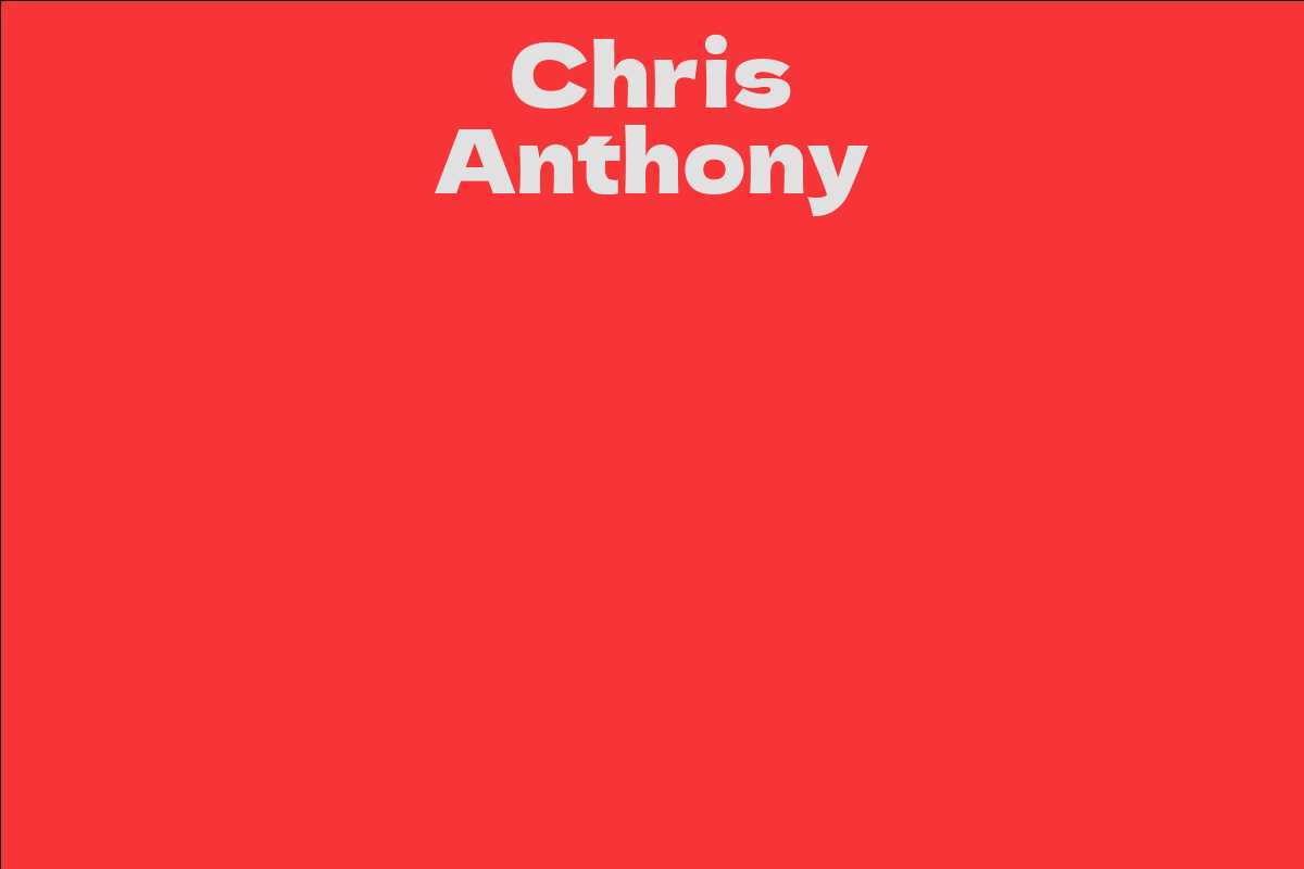 Chris Anthony