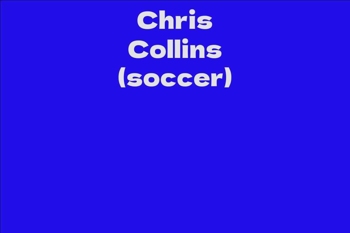 Chris Collins (soccer)