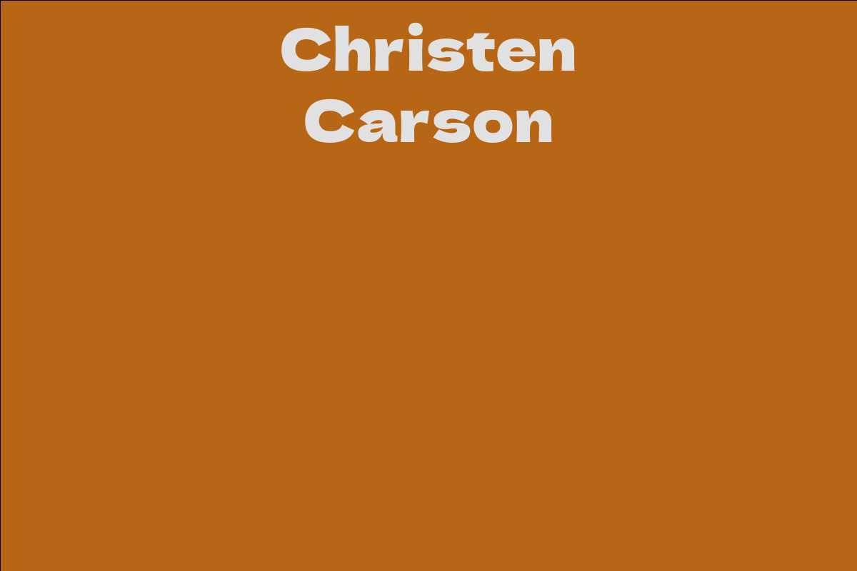 Christen Carson
