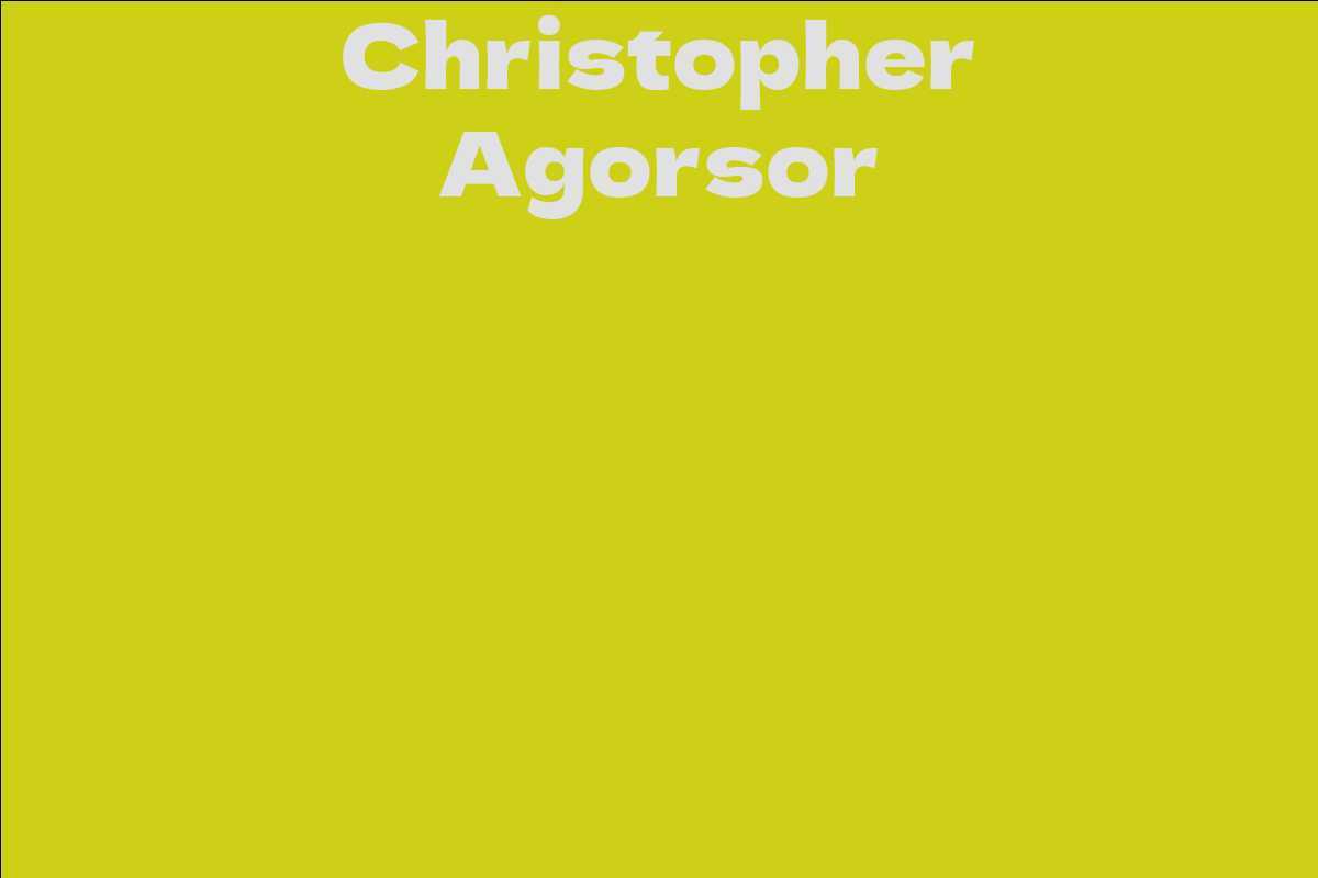 Christopher Agorsor