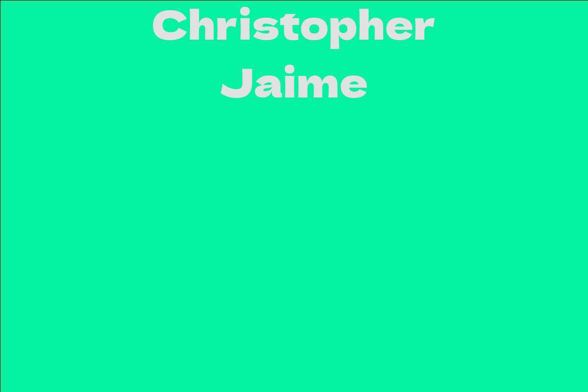 Christopher Jaime