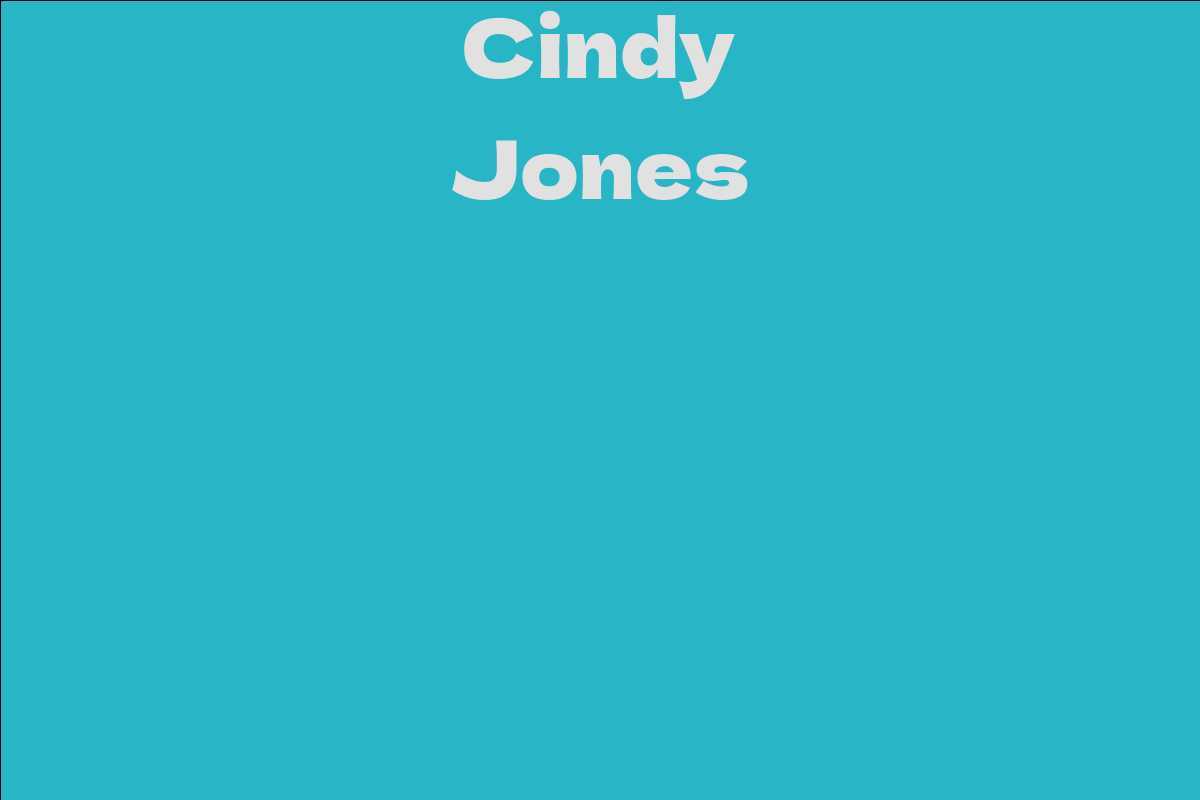 Cindy Jones