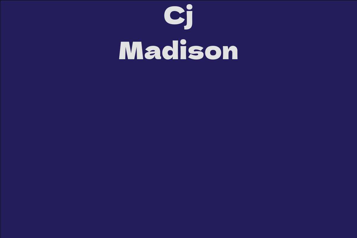 Cj Madison