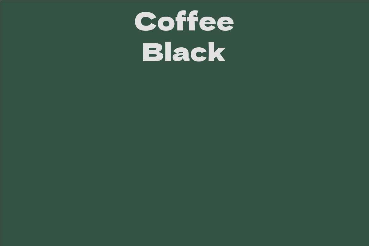 Coffee Black