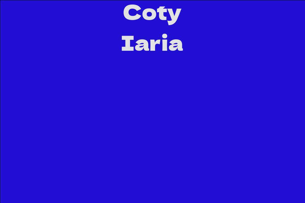 Coty Iaria