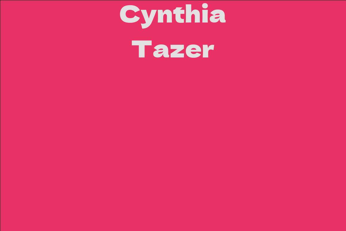 Cynthia Tazer