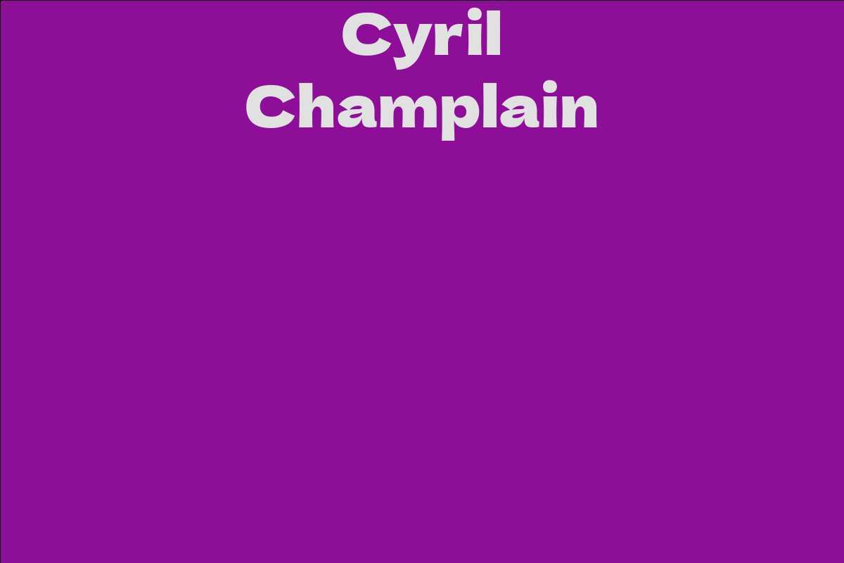 Cyril Champlain