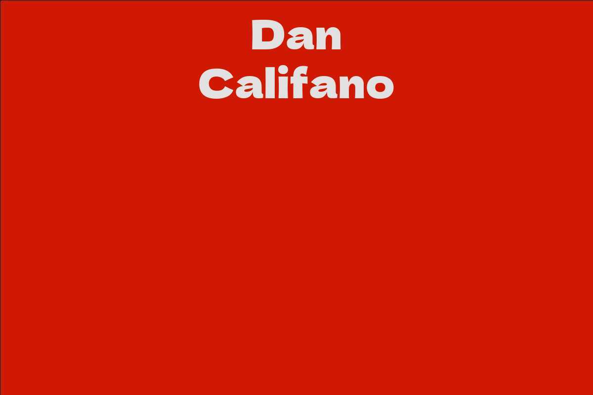 Dan Califano