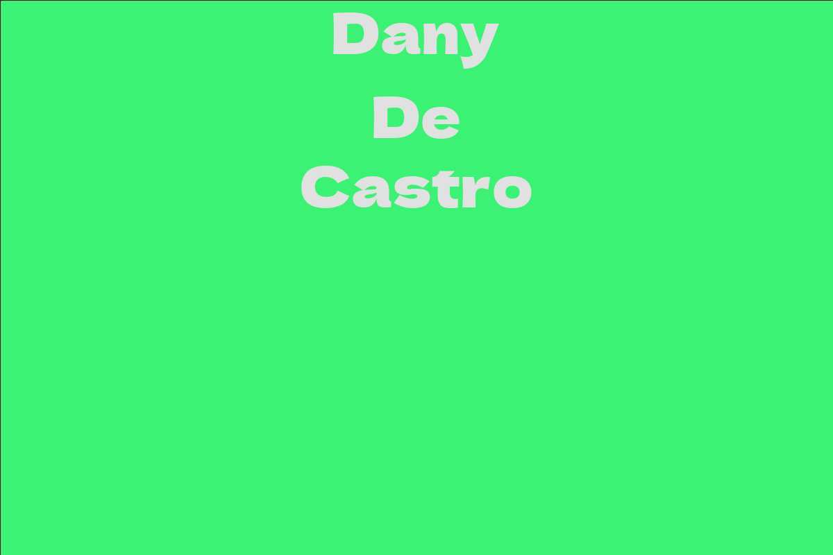 Dany De Castro