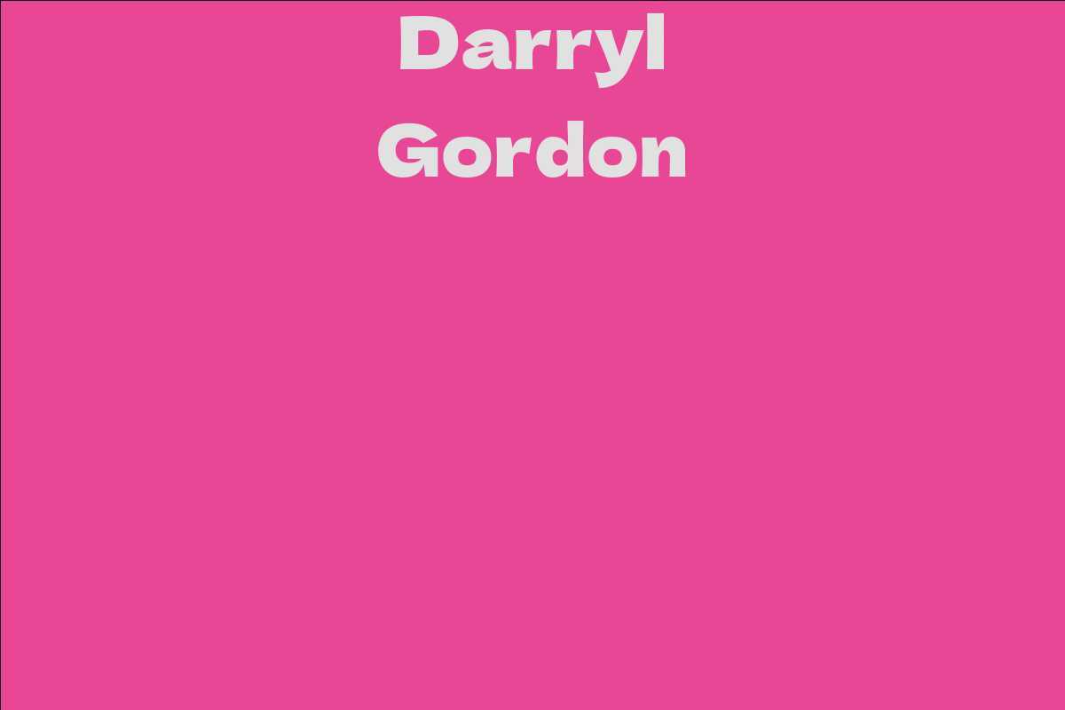 Darryl Gordon