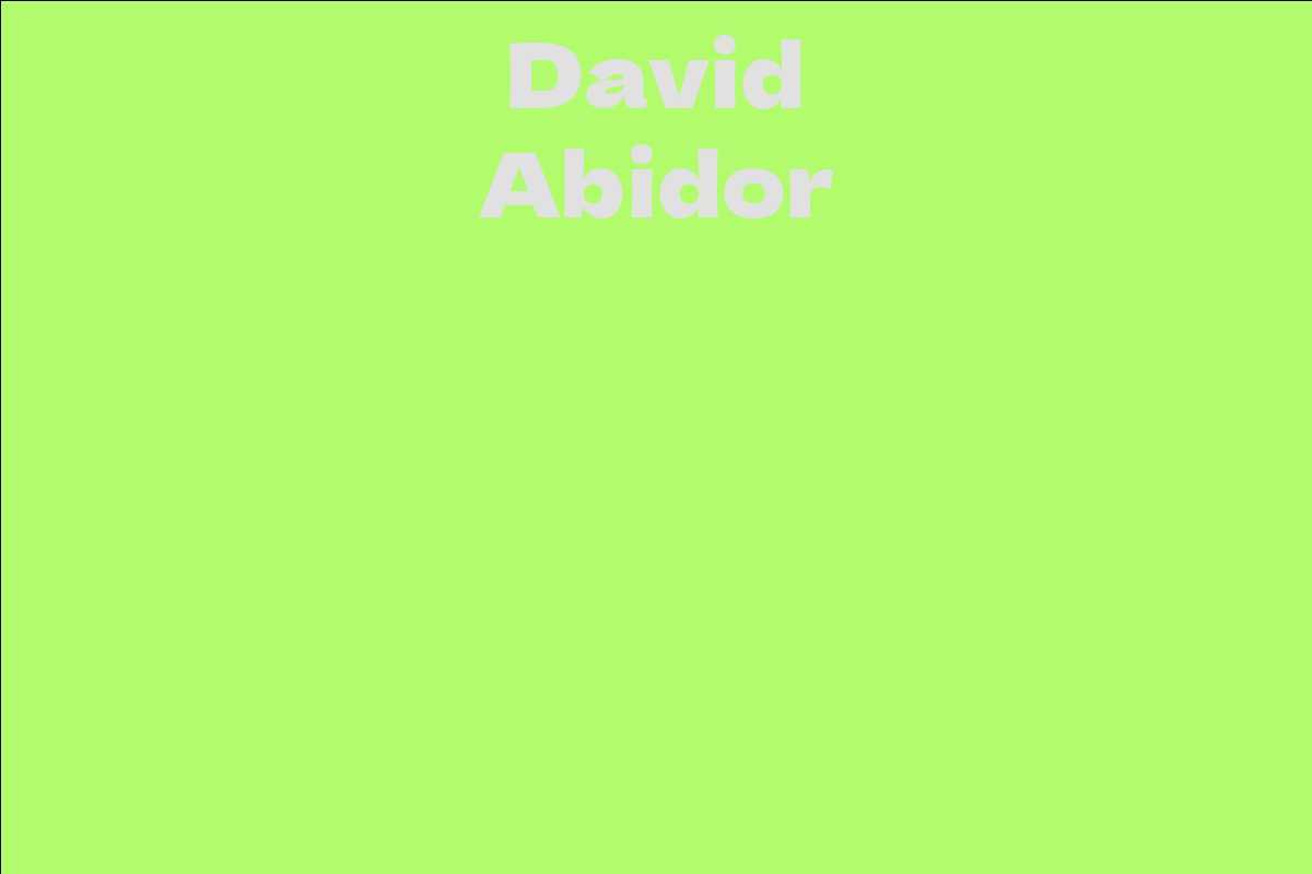 David Abidor