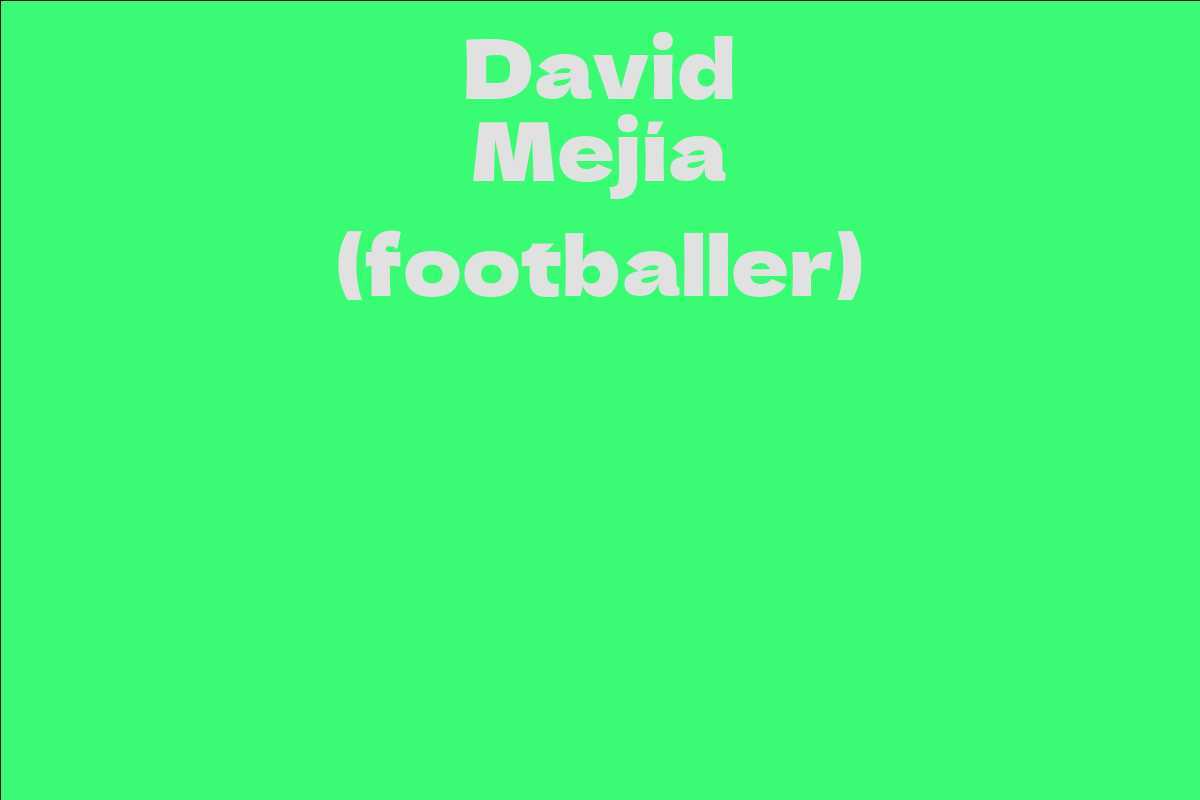 David Mejía (footballer)
