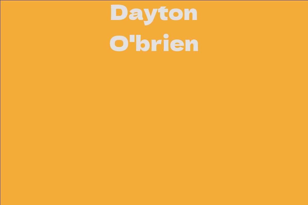 Dayton O'brien