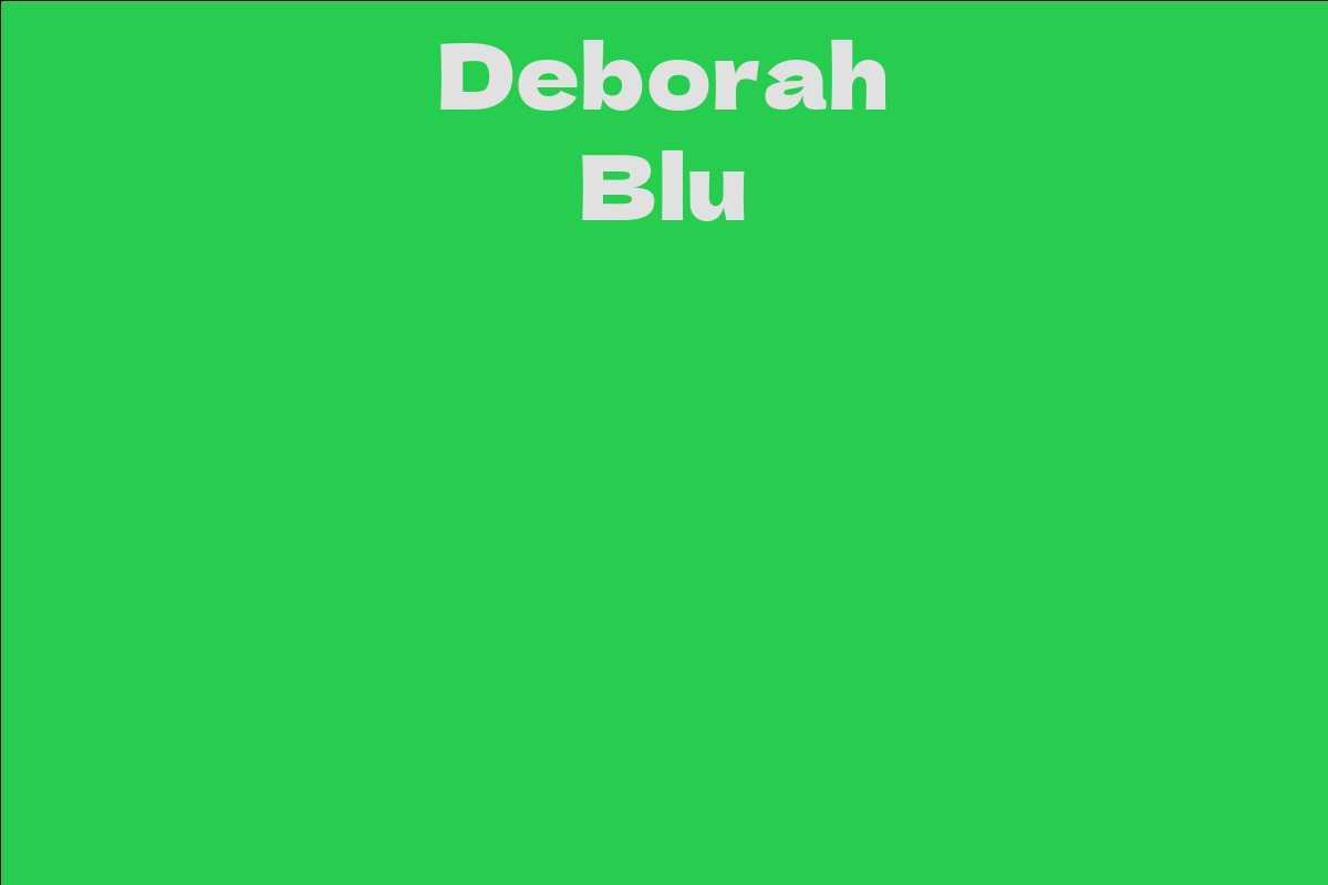 Deborah Blu