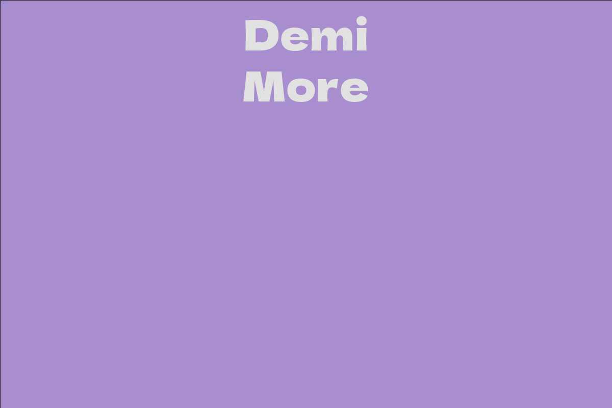 Demi More