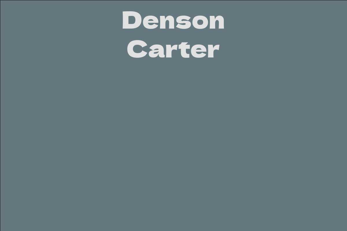 Denson Carter