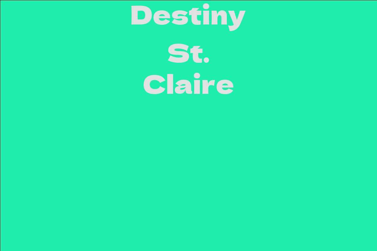 Destiny St. Claire