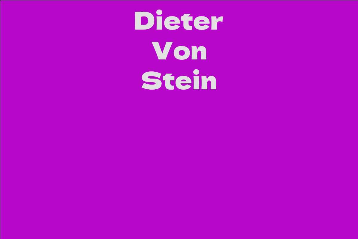 Dieter Von Stein