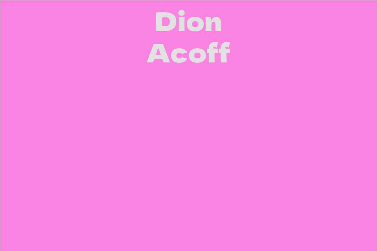 Dion Acoff