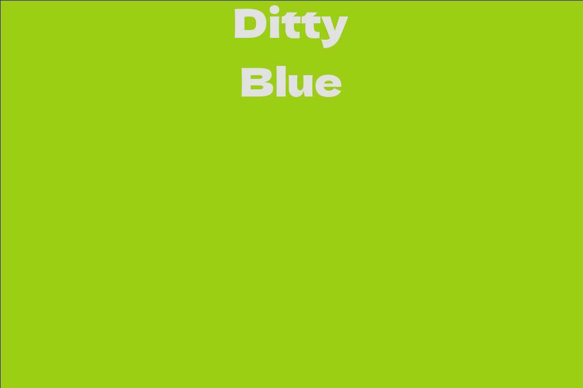 Ditty Blue