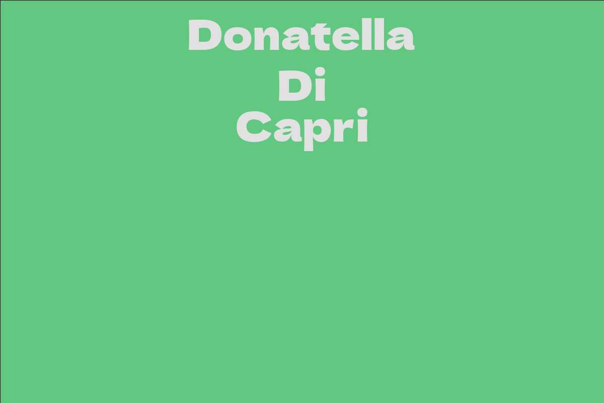 Donatella Di Capri