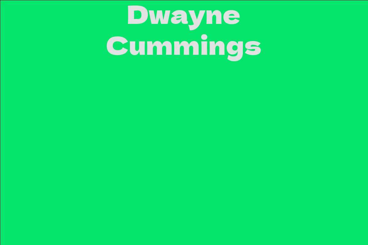 Dwayne Cummings