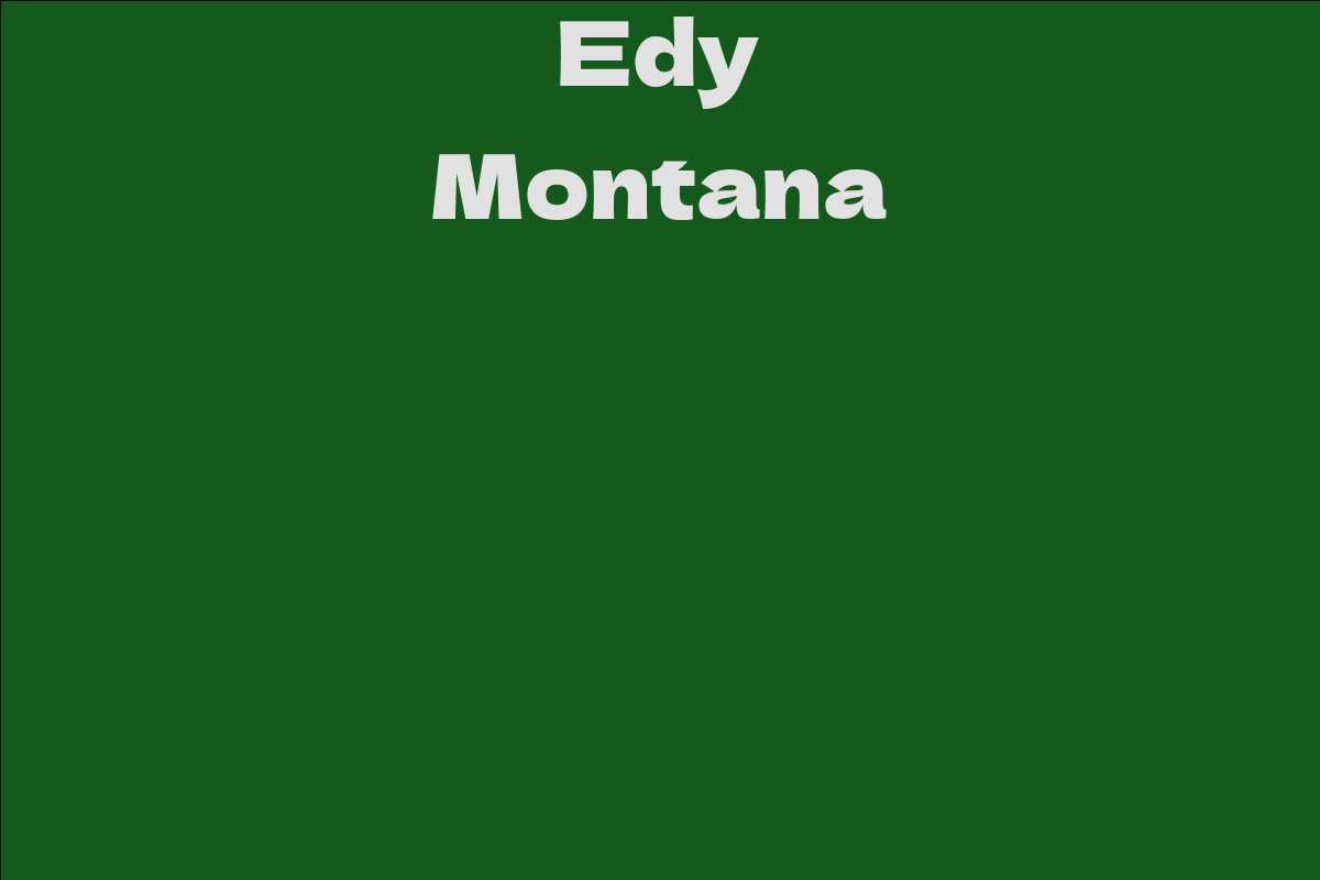 Edy Montana