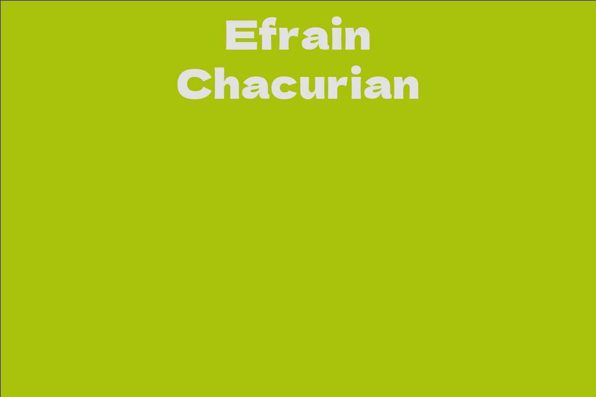 Efrain Chacurian