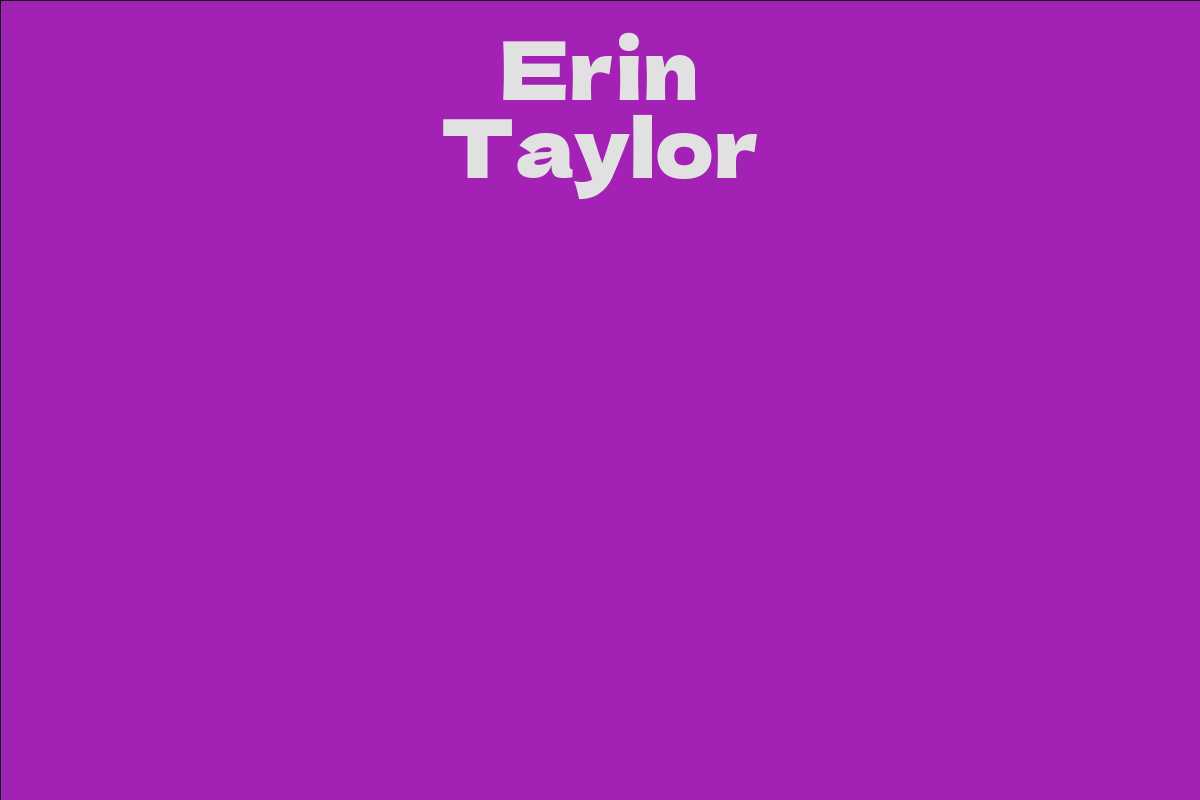 Erin Taylor
