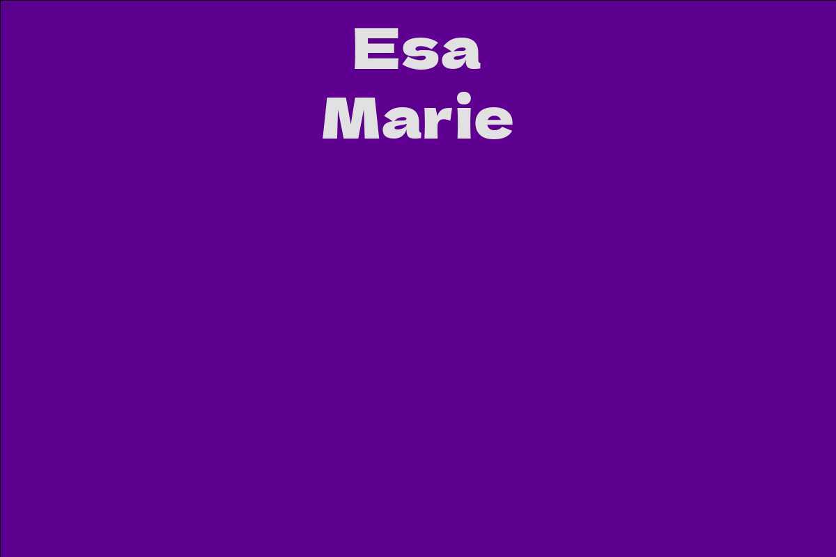 Esa Marie