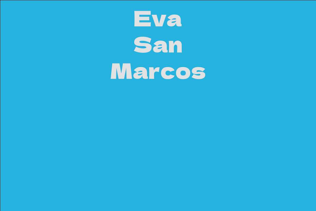Eva San Marcos