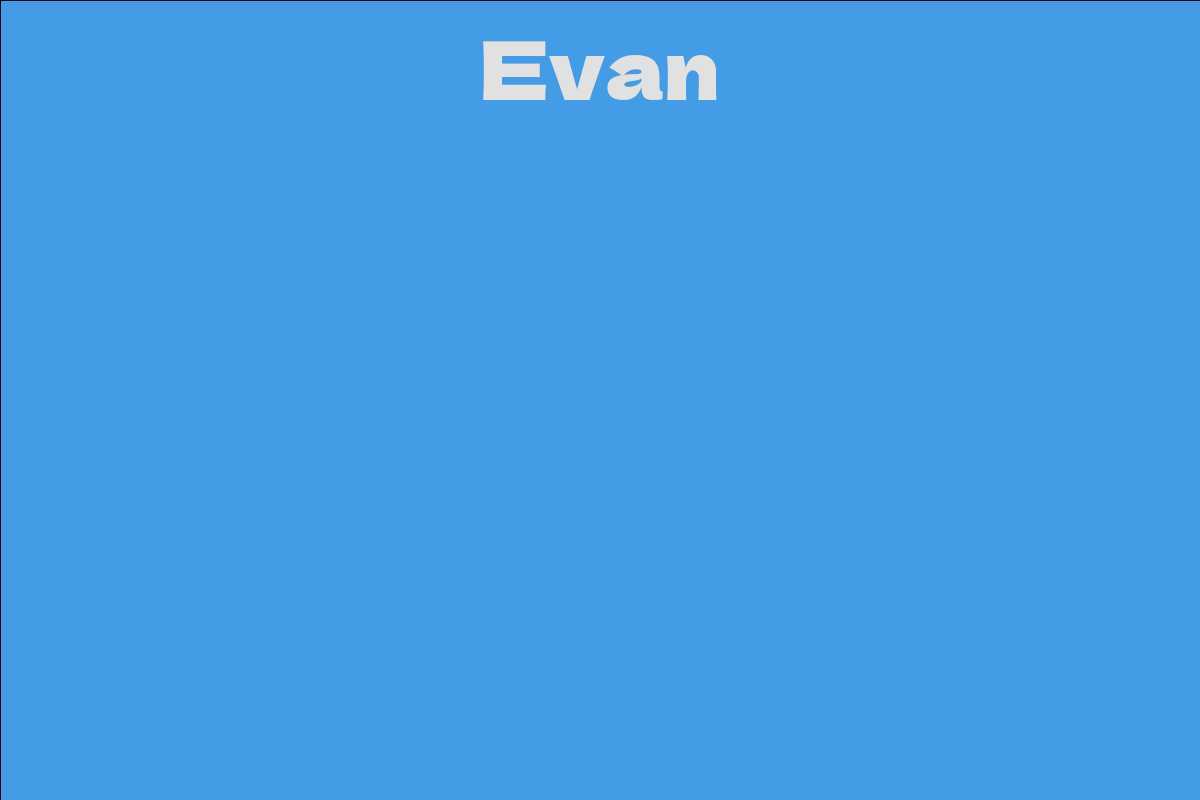 Evan
