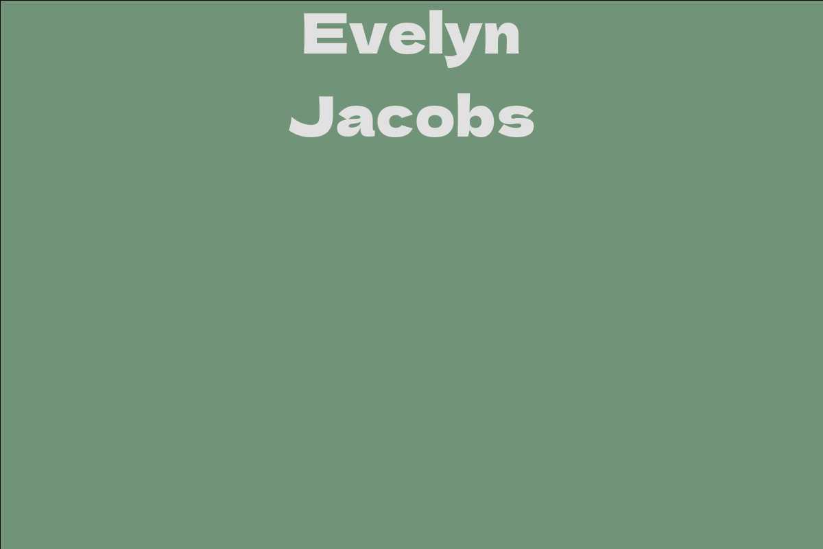 Evelyn Jacobs