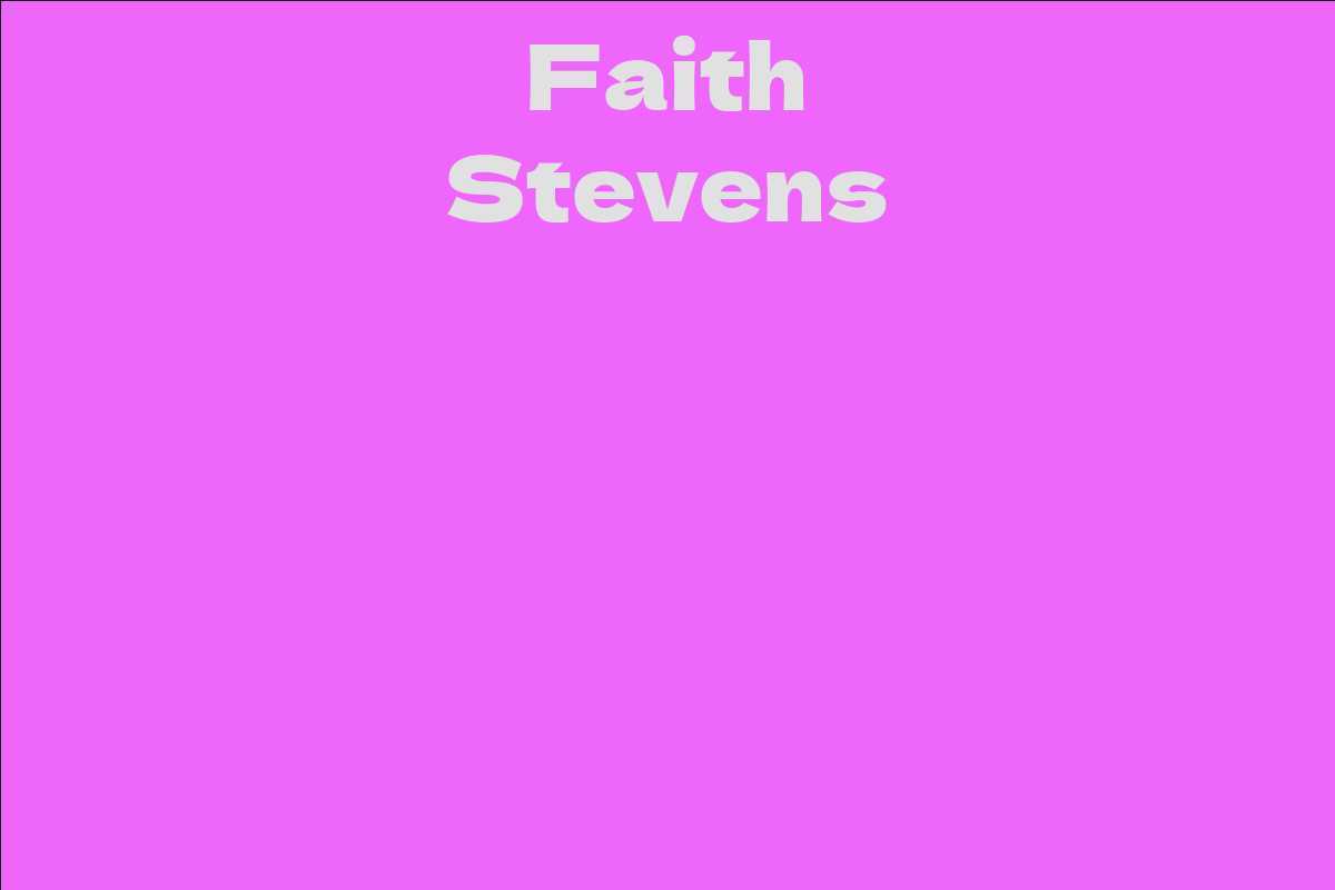 Faith Stevens