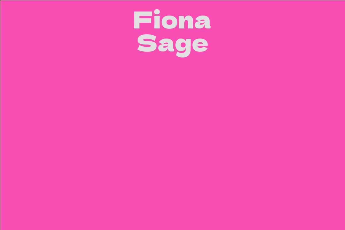 Fiona Sage