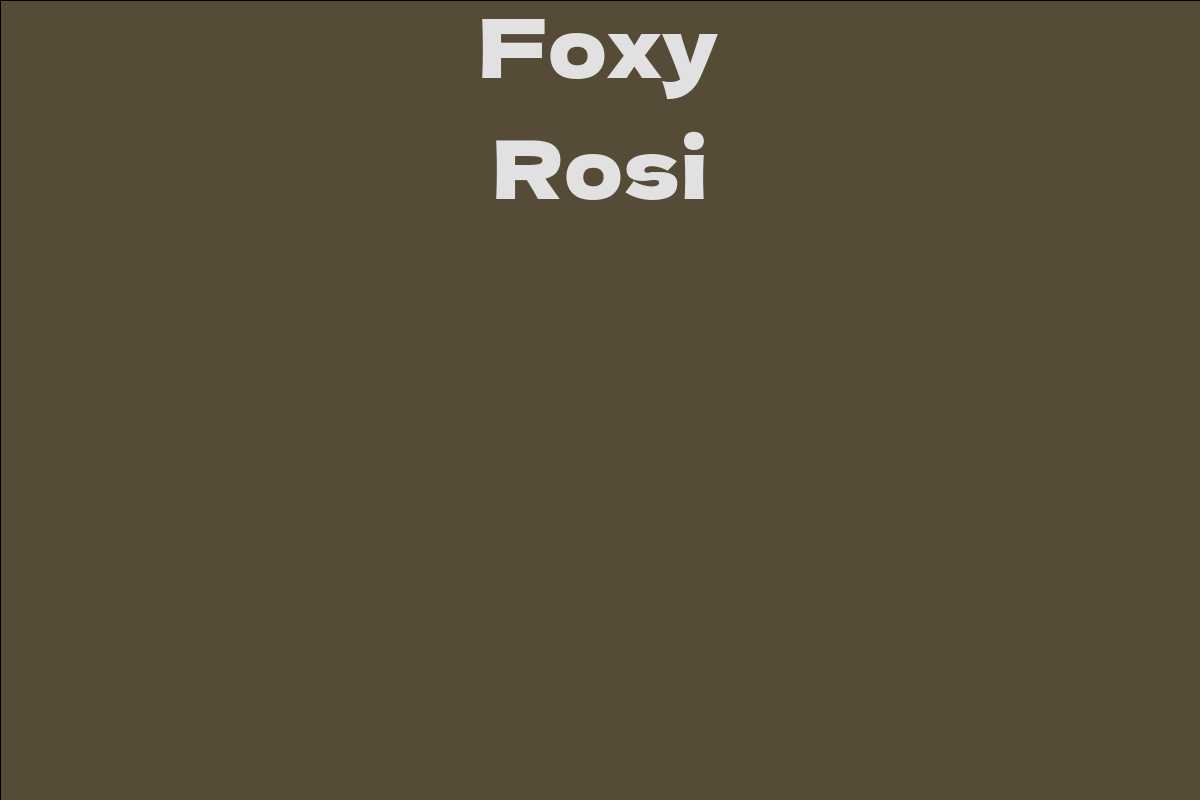 Foxy Rosi