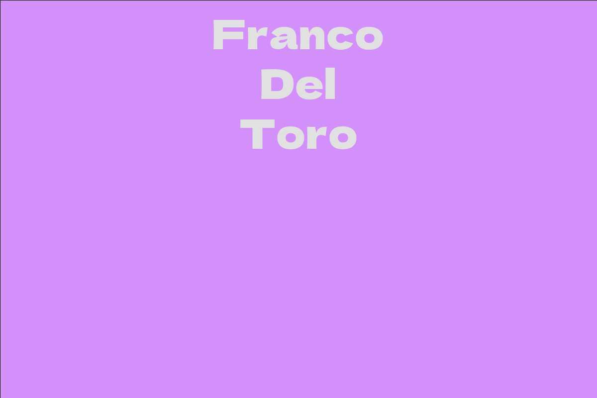 Franco Del Toro