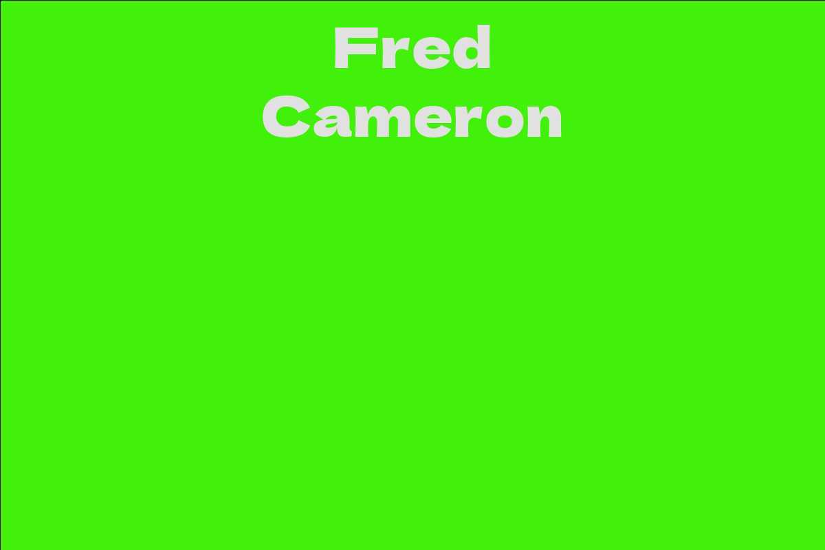 Fred Cameron