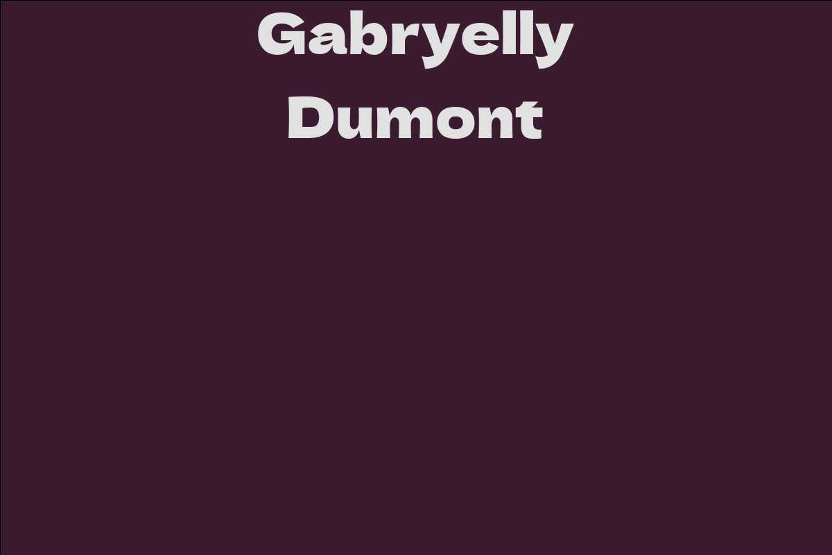 Gabryelly Dumont