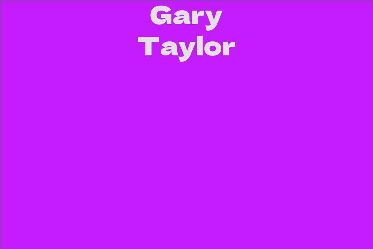 Gary Taylor