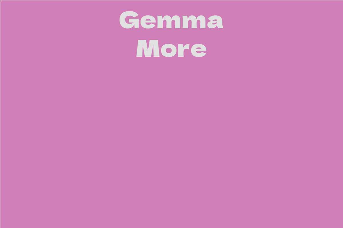 Gemma More