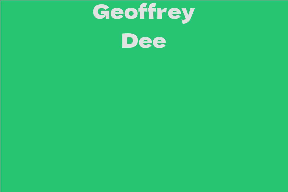 Geoffrey Dee