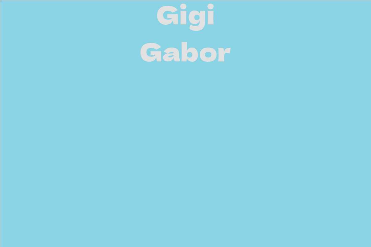 Gigi Gabor