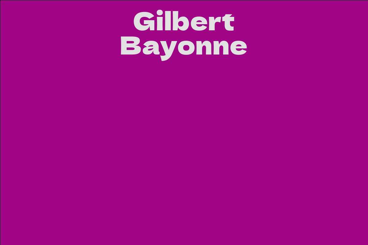 Gilbert Bayonne