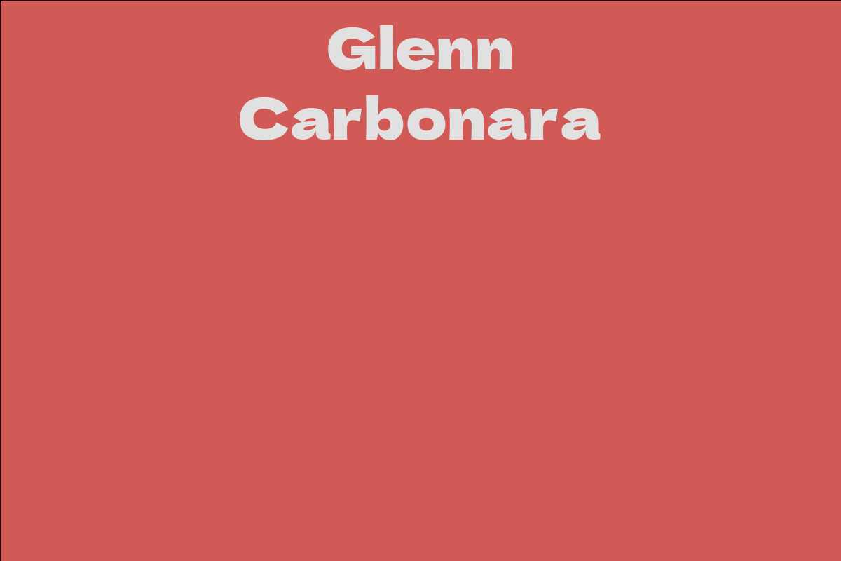 Glenn Carbonara