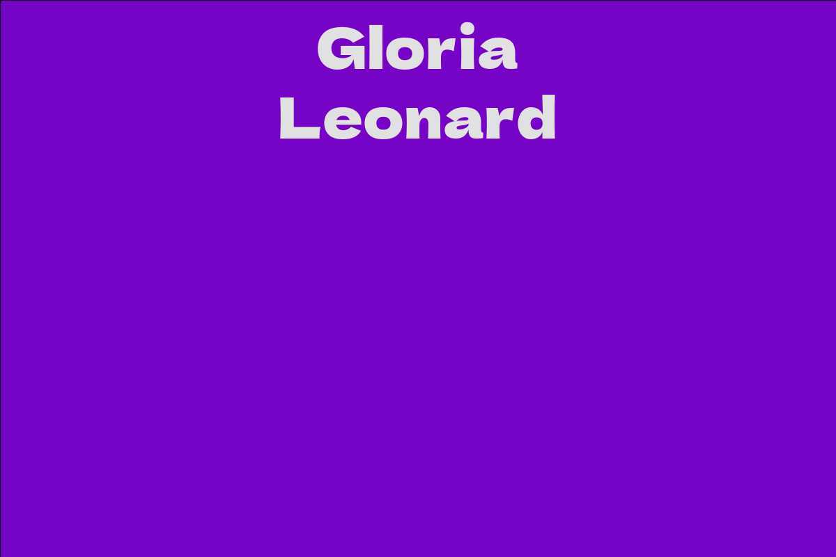 Gloria Leonard