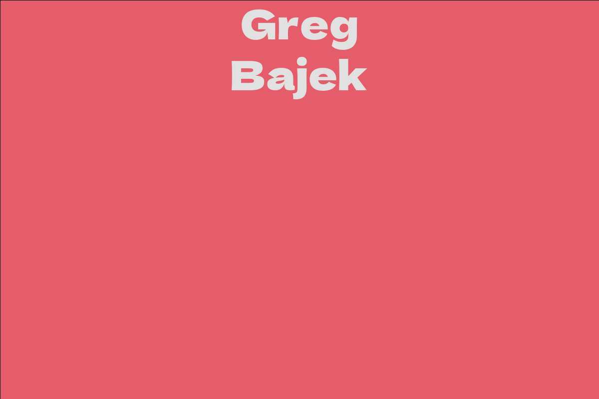 Greg Bajek